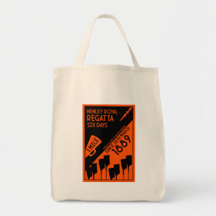 Bolsa Tote Rio Thames Regatta - Estilo Retro Vintage Retro Re