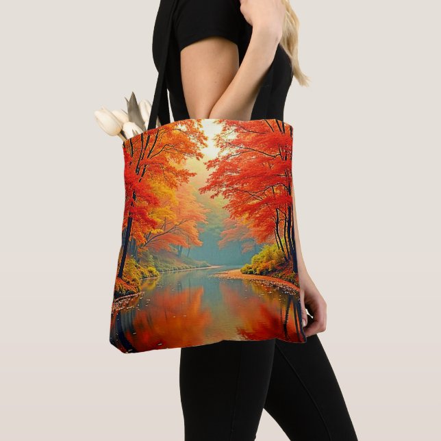 Bolsa Tote Rio Vibrant Autumn (Close Up)