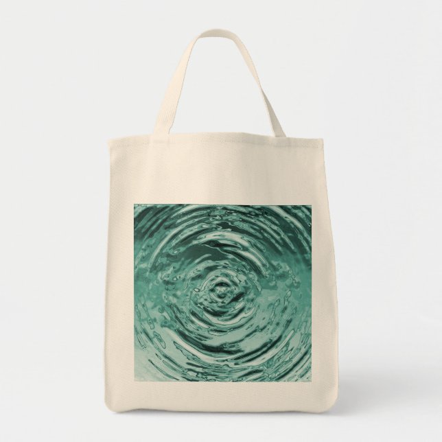 Bolsa Tote Ripple Teal (Frente)