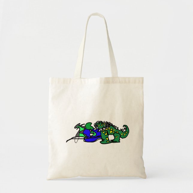 Bolsa Tote Ritmo de crocodilo (Frente)