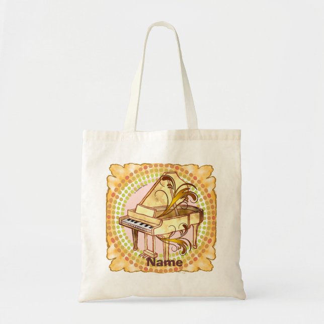Bolsa tote Ritmo de Piano (Frente)
