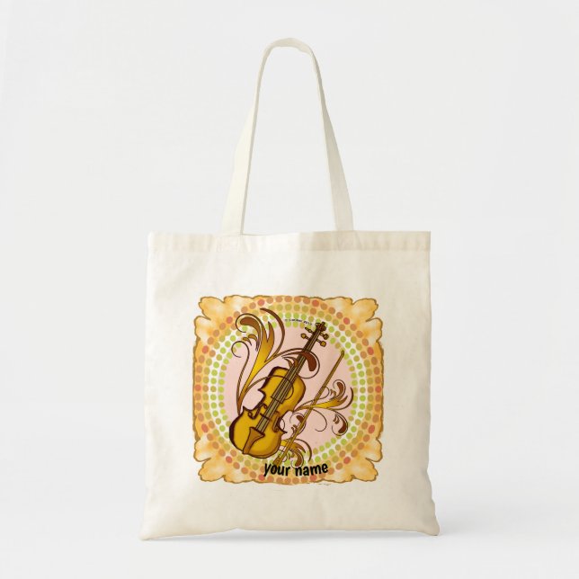 Bolsa tote Ritmo de Violino (Frente)