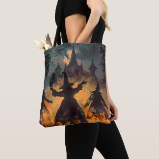 Bolsa Tote Ritual da Hora das Bruxas – Dança do Fogo das Três