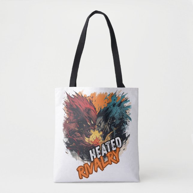Bolsa Tote rivalidade acalorada (Frente)