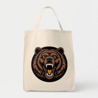 Bolsa Tote Roaring Bear Power Emblem