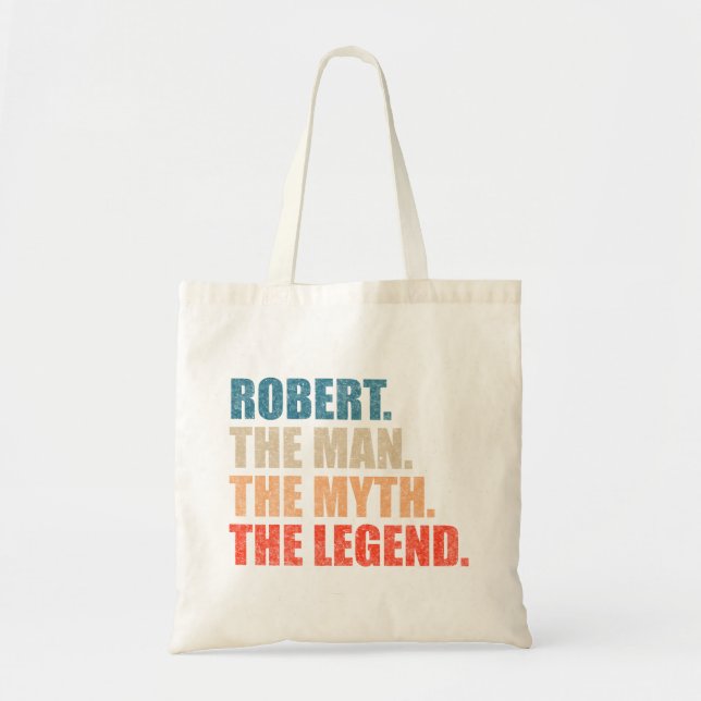 Bolsa Tote Robert O Homem O Mito A Lenda (Frente)