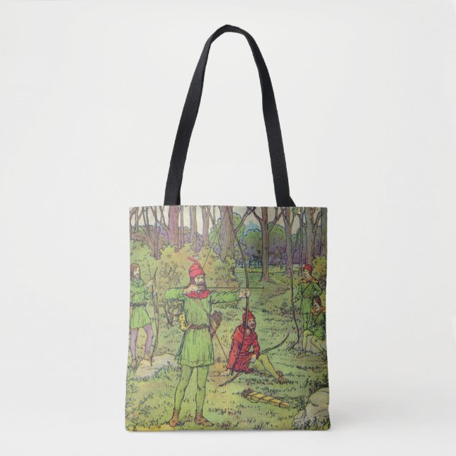 Bolsa Tote Robin Hood na Floresta  (Frente)