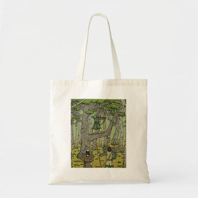 Bolsa Tote Robin Hood na Floresta Sherwood (Frente)