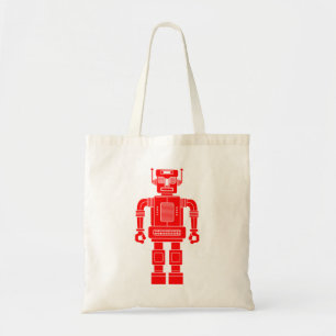 Bolsa Tote Robô 270620/04 - Vermelho e Branco