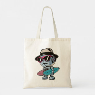 Bolsa Tote Robô surfboard