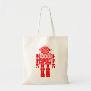 Bolsa Tote Robot 270620/08 - Vermelho e Branco