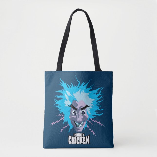 Bolsa Tote Robot Chicken Head Graphic (Frente)