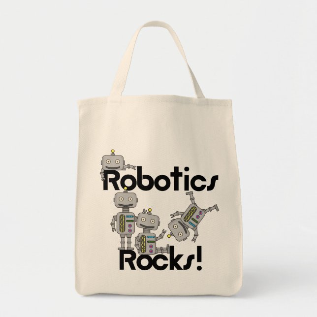 Bolsa Tote Robotics Rocks (Frente)
