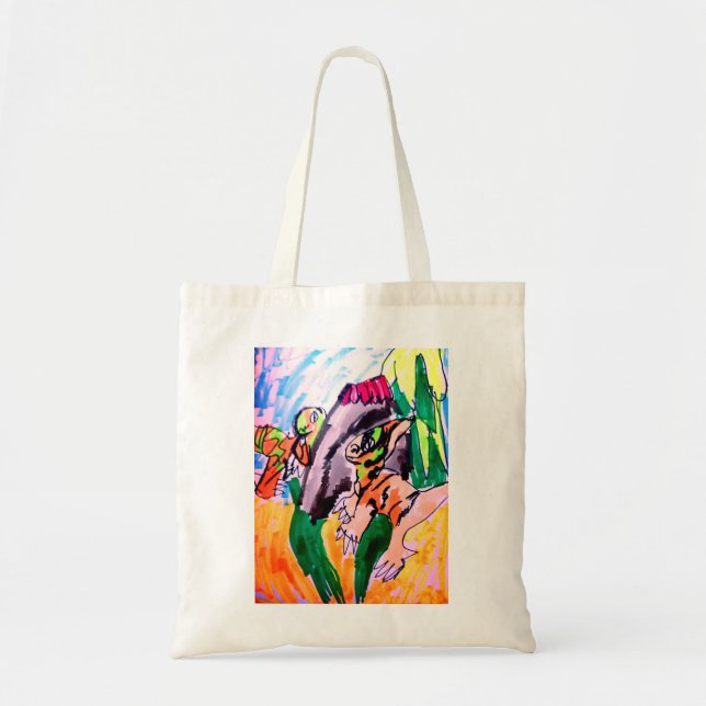 Bolsa Tote Rocas de dinossauro  (Frente)
