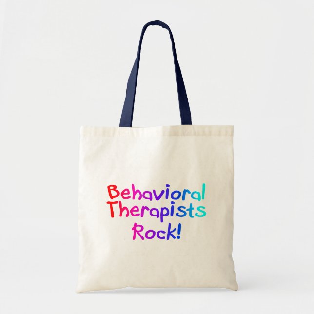 Bolsa Tote Rocha do terapeuta de Bahaviorial (Frente)