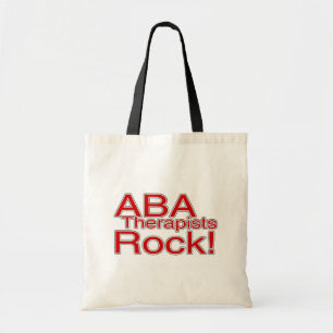 Bolsa Tote Rocha dos terapeutas do ABA (vermelha)