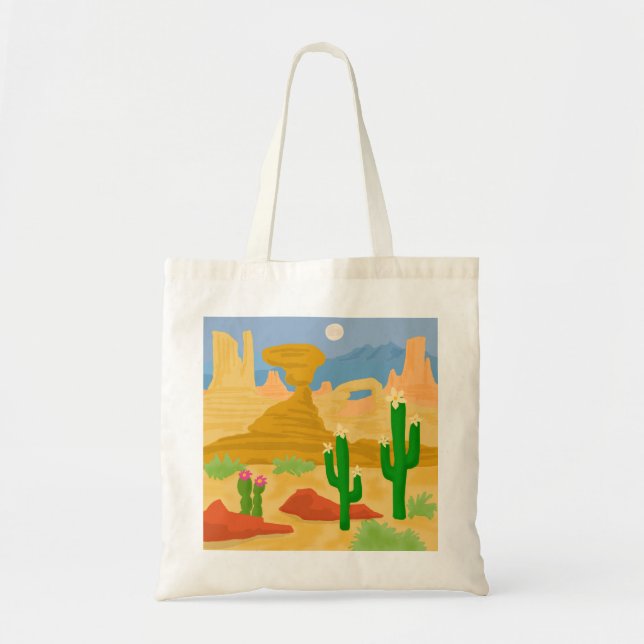 Bolsa Tote Rock Desert Tote Bag (Frente)