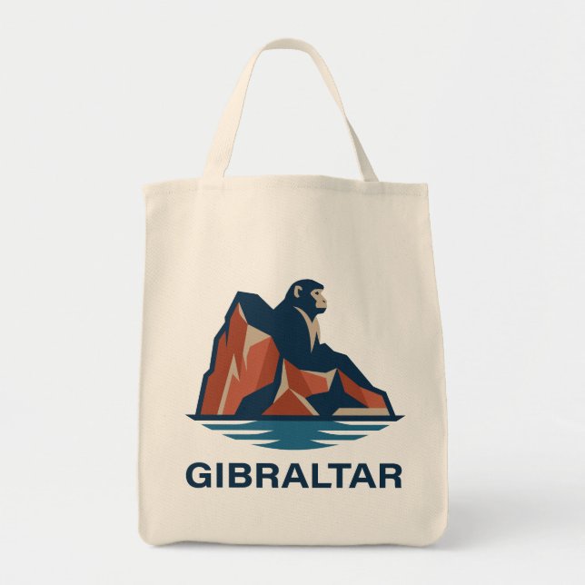 Bolsa Tote Rock of Gibraltar (Frente)