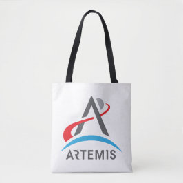 Bolsa Tote Rocket White do logotipo da NASA Artemis