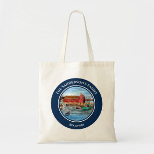 Bolsa Tote Rockport Harbour Massachusetts New England Paintin