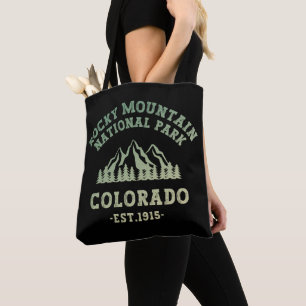Bolsa Tote Rocky Mountain National Park Colorado EUA Gradient