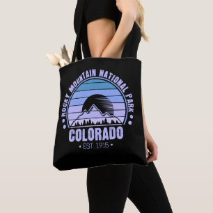 Bolsa Tote Rocky Mountain National Park Colorado Retro
