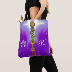 BOLSA TOTE ROD ASCLEPIUS 7 CHAKRAS,YOGA ENERGIA ESPIRITUAL