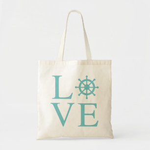 Bolsa Tote Roda do Navio Azul AMARELO Turquesa Azul-Marinho
