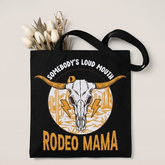 Bolsa Tote Rodeio Mamãe | Dia das Mães Western Único (Criador carregado)