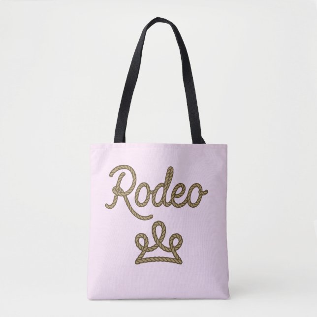 Bolsa Tote Rodeo Princess Country Western Tiara Crown (Frente)