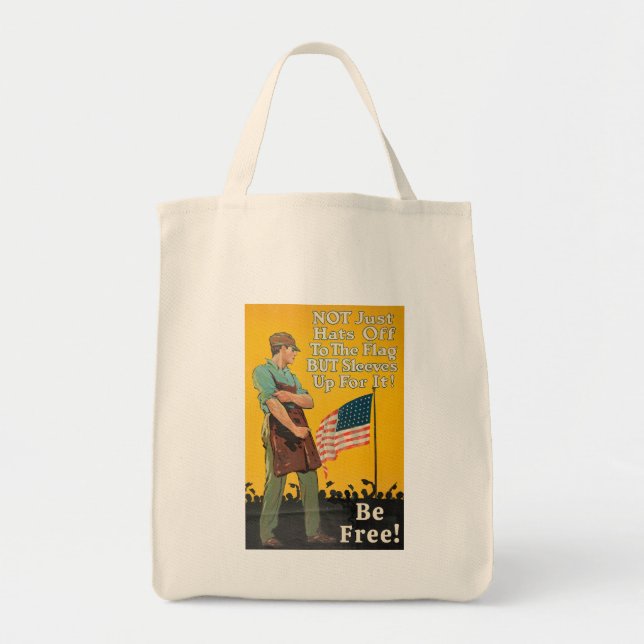 Bolsa Tote Rolar o saco do tote de mercearia do Capas (Frente)