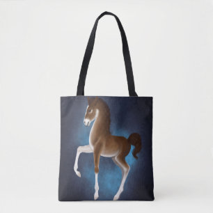 Bolsa Tote Rolo Firefly: Ventilador Luminescente em Azul