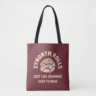 Bolsa Tote Rolos de Sinônimos Assim Como a Gramática Costumav