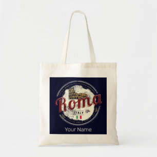 Bolsa Tote Roma Itália Retro Colosseum Vintage Holiday