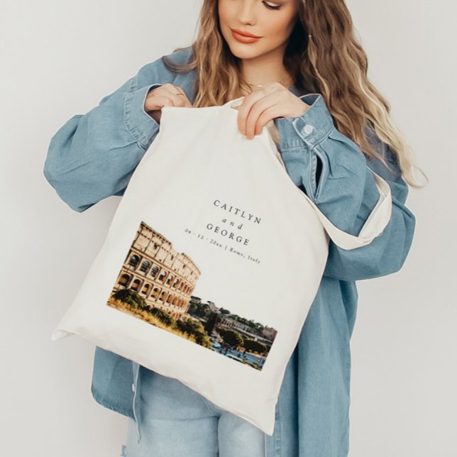 Bolsa Tote Roma Personalizada, Itália Casado Tote Bag (Criador carregado)