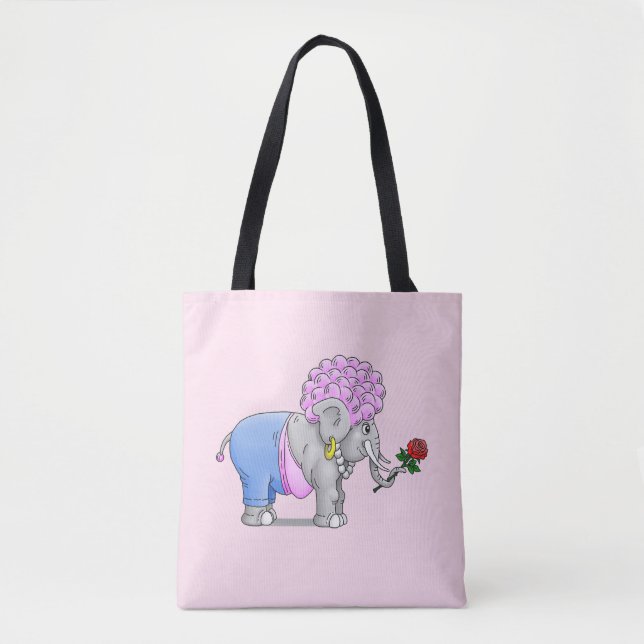 Bolsa Tote Romance de Elefante (Frente)
