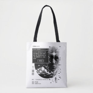 Bolsa Tote Romanos 12:2 Renove Seu Sistema de Mensagem de Ale