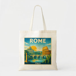 Bolsa Tote Rome Travel Poster Tote Bag