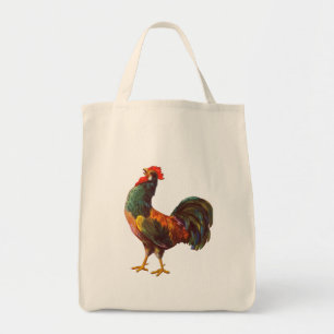 Bolsa Tote Rooster Vintage Cochen Art