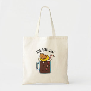 Bolsa Tote Root Bear Flutuando Cerveja Root Engraçado