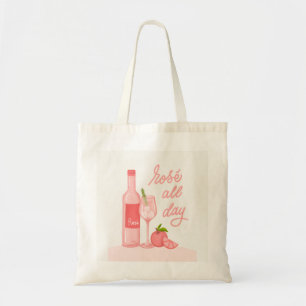 Bolsa Tote Rosa All Day Wine
