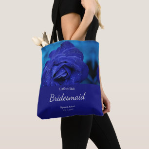 Bolsa Tote Rosa Azul Estilosa