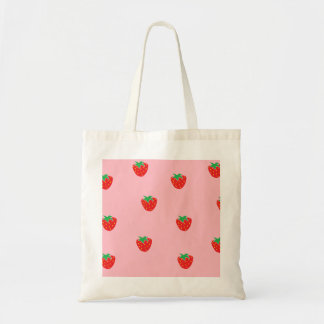 Bolsa Tote Rosa das morangos