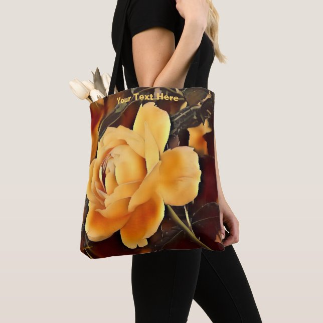 Bolsa Tote Rosa de chama (Close Up)