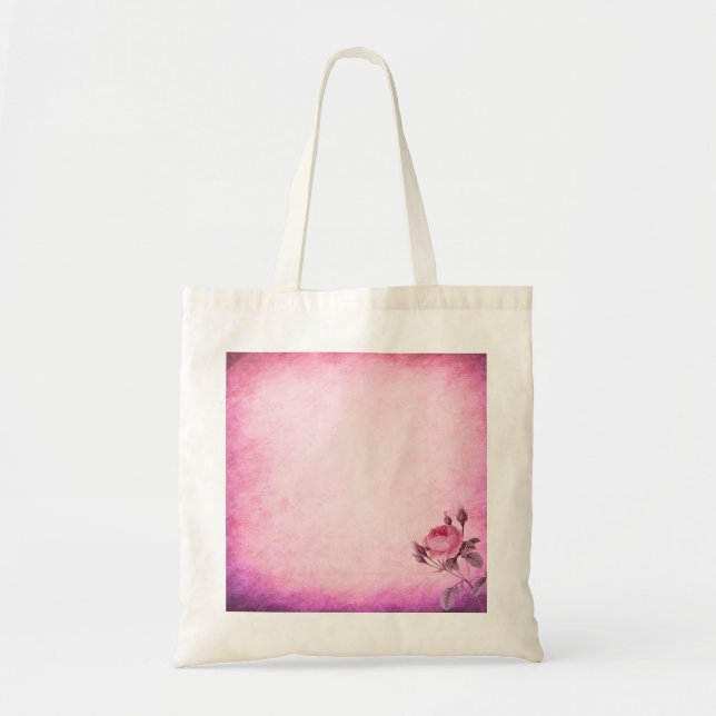 Bolsa Tote Rosa dia de os namorados (Frente)