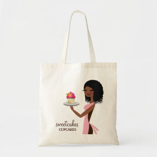 Bolsa Tote Rosa do afro-americano de Cutie de 311 cupcakes