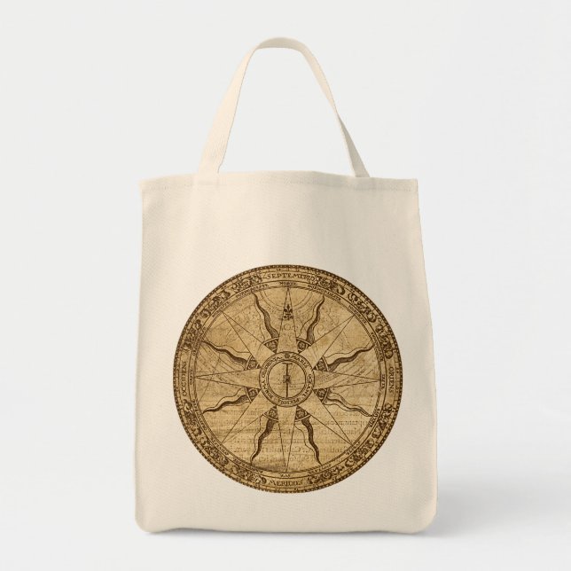 Bolsa Tote Rosa dos Ventos Antiga (Frente)