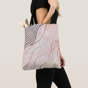 Bolsa Tote Rosa-Dourado-rosa-menina-branca-boêmia
