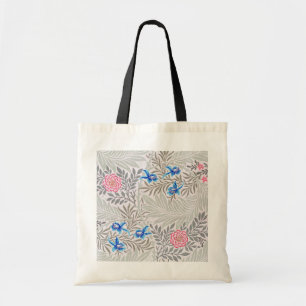 Bolsa Tote Rosa e Larkspur, William Morris