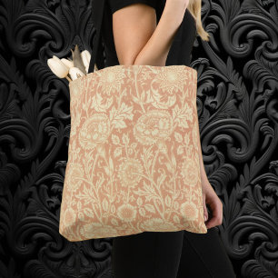 Bolsa Tote Rosa e Rosa por William Morris, Flores Vintage